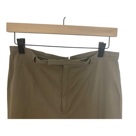 Banana Republic Stretch Pants Women's Sz 10 High Rise Thin Waist Dark Beige Ankl - Picture 2 of 10